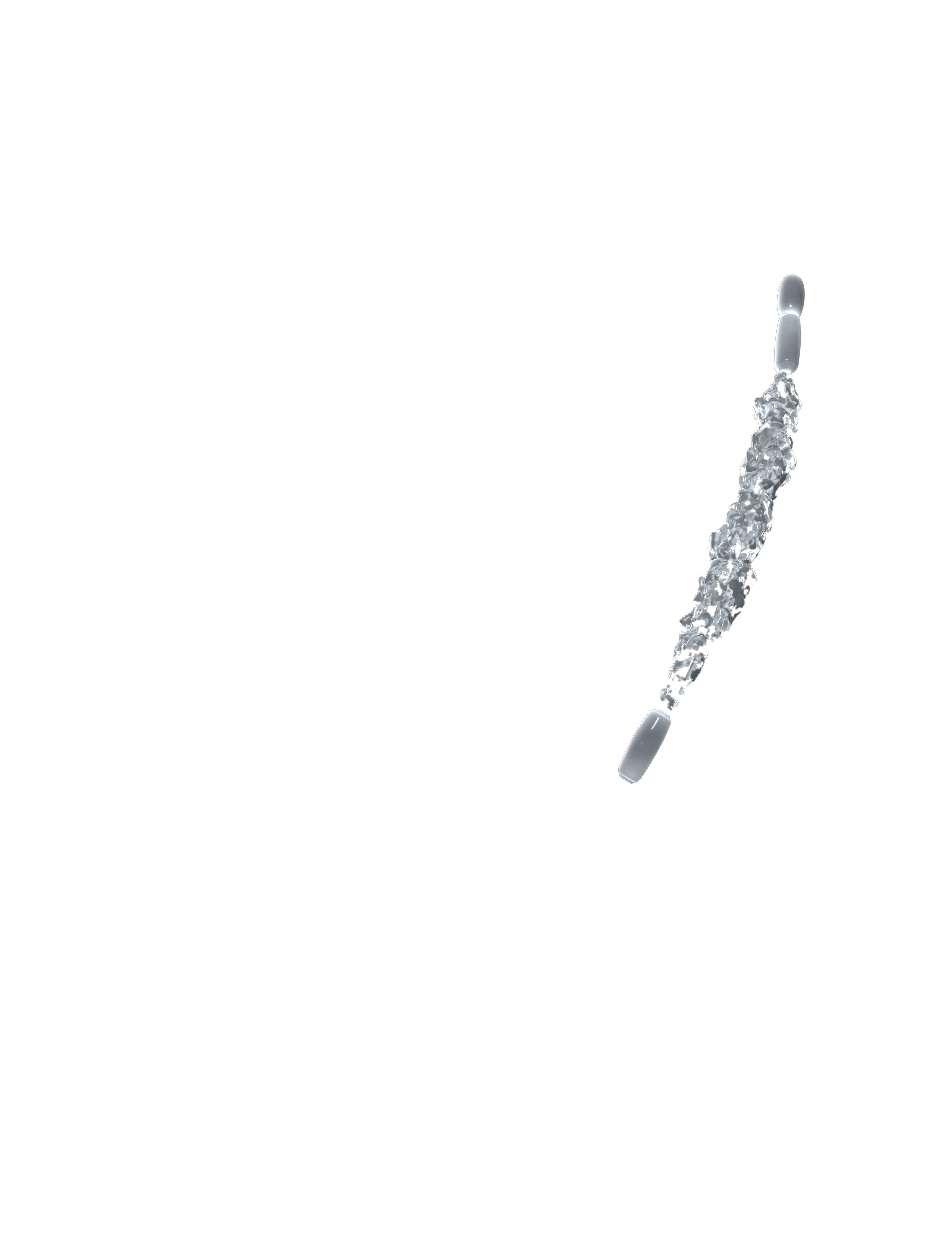 3D visual of the central nervous system and a neuron with degenerating myelin, surrounded by T-cells, B-cells, Macrophages, Astrocytes and Microglial cells.